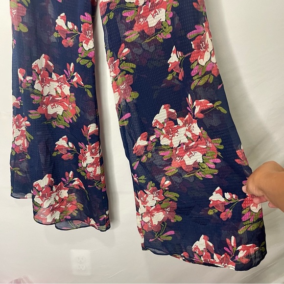 Anthropologie Elevenses Fire Lily Wide Leg Pant - Picture 5 of 7